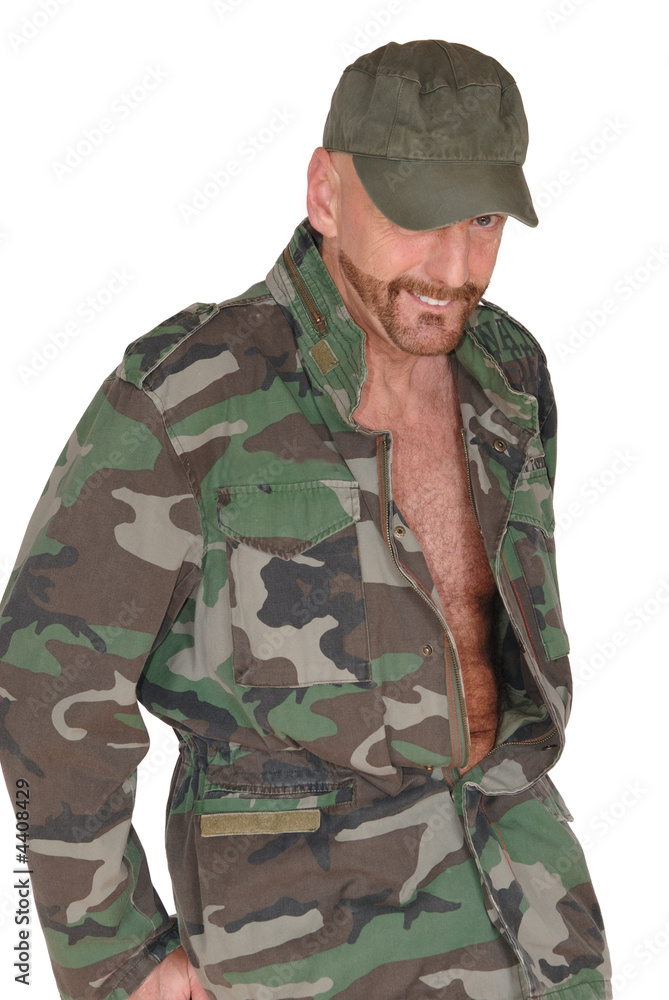 Middle aged pride soldier Middle aged pride soldier