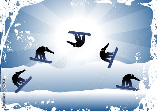 Snowboard jump