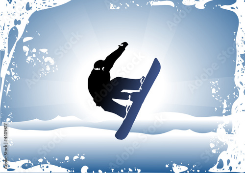 Snowboard trick