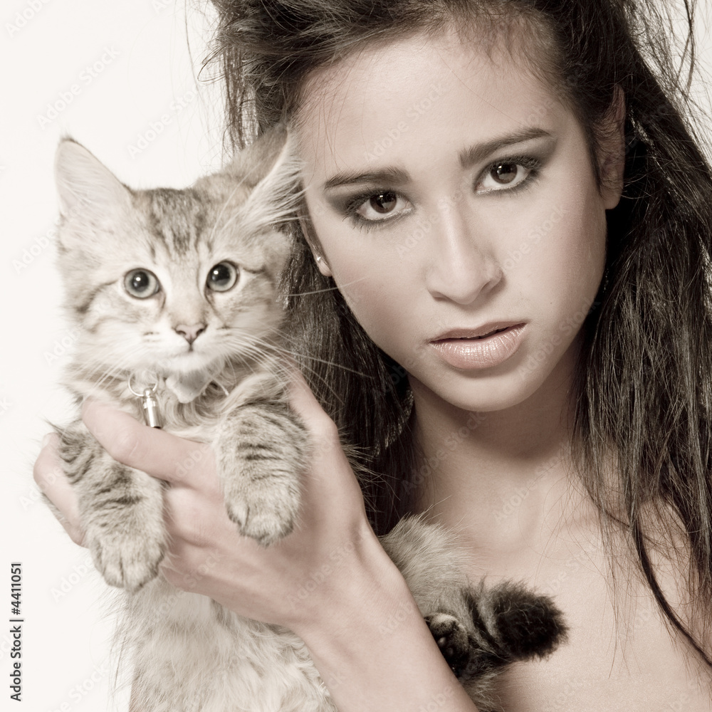 Me and the kitty Me and the kitty