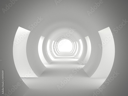 Fototapeta abstrakcyjne tło, tunel 3d
