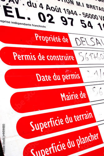 Permis de construire