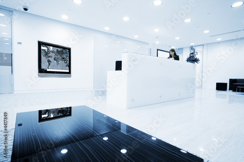 reception hall of an office
