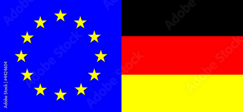 Obraz na plátně BANDIERA GERMANIA