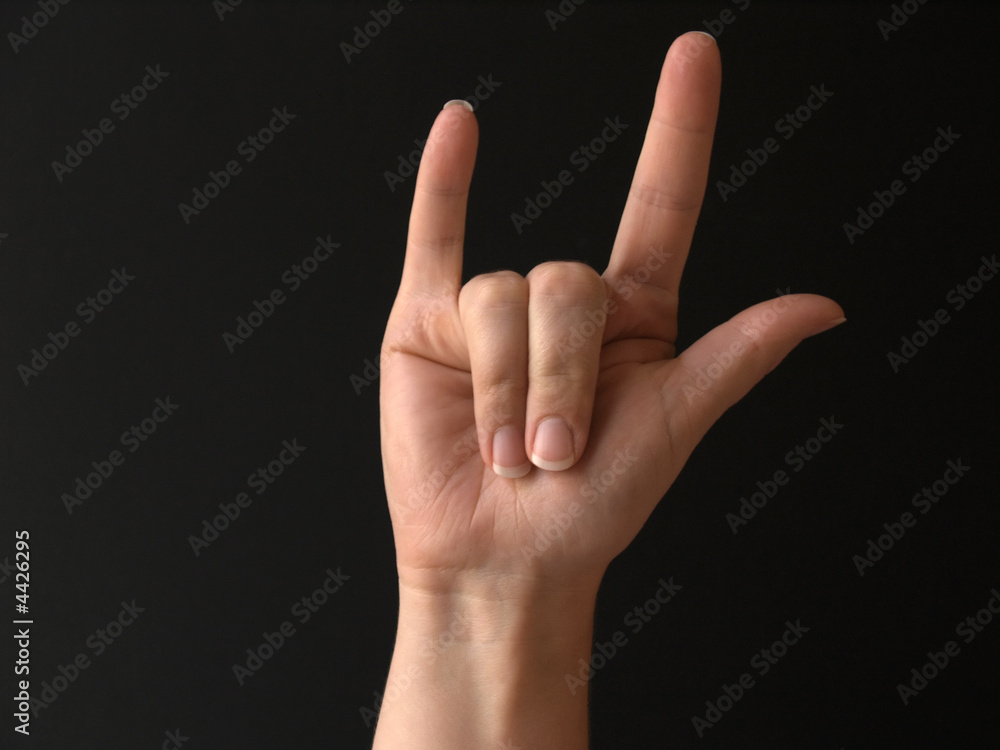 sign language - I love you sign language - I love you