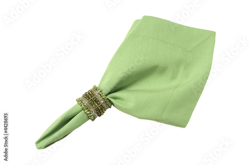 napkin ring and napkin