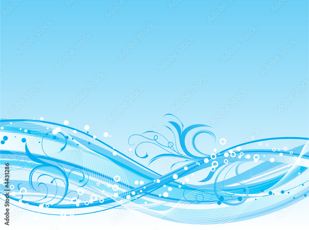 Winter floral background, vector Winter floral background, vector