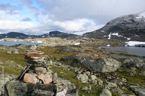 Highly in mountains of Norway