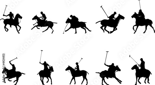 equestrian polo silhouettes