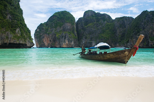 Fishing boat on Thailand beach