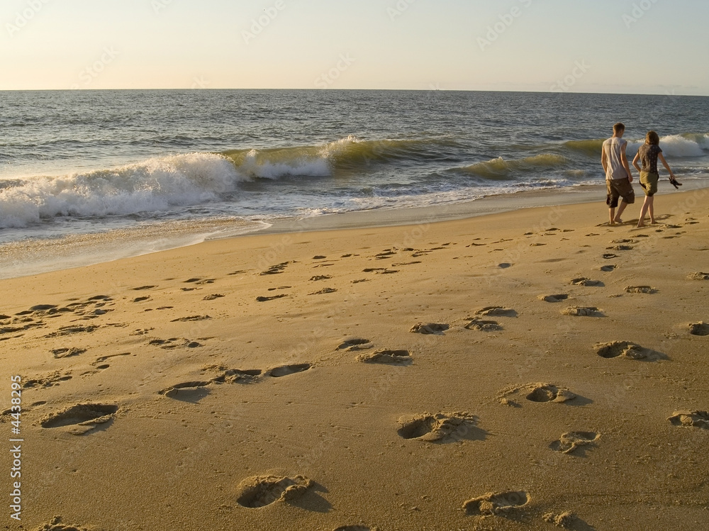 Naklejka premium Morning Walk