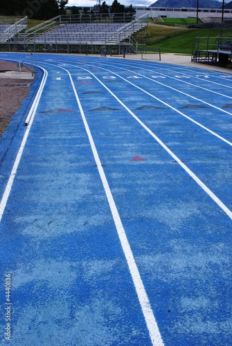Running Track in blue.
