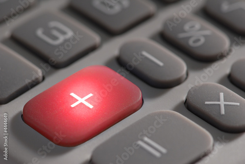 Obraz na płótnie Calculator macro