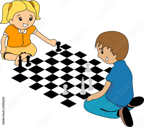 Kids Playing Chess