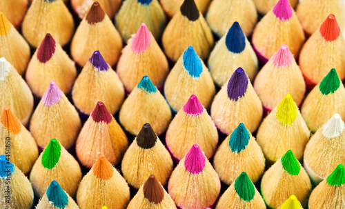Colorful crayons
