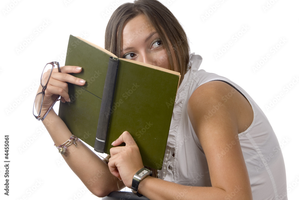 Girl and a book Girl and a book