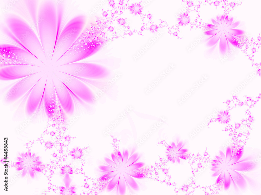 Frame of flowers Frame of flowers