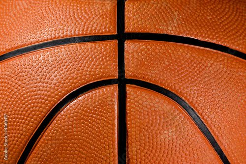 closeup of a basketball © John Steel