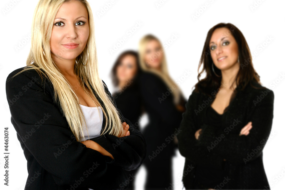 Confident and attractive caucasian businesswomen Confident and attractive caucasian businesswomen