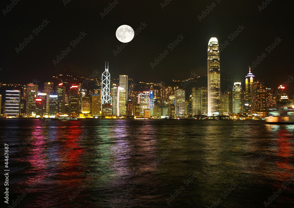 Obraz premium Hongkong Skyline