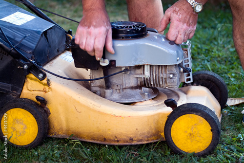 old lawnmower