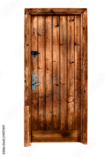 grunge isolated door