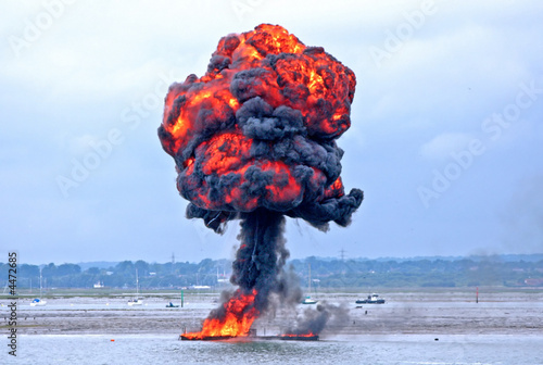 explosion at the harbour