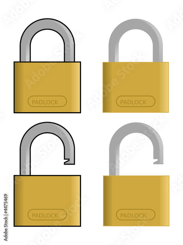 Vector Padlock
