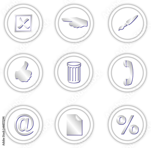 round icons for a design
