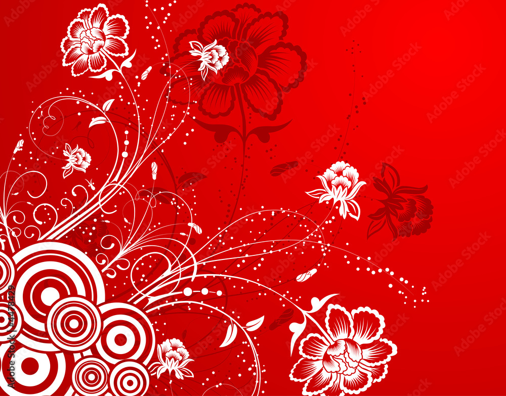 Obraz premium Abstract flower background