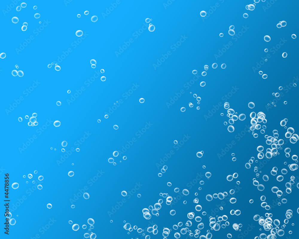 Air bubbles rising