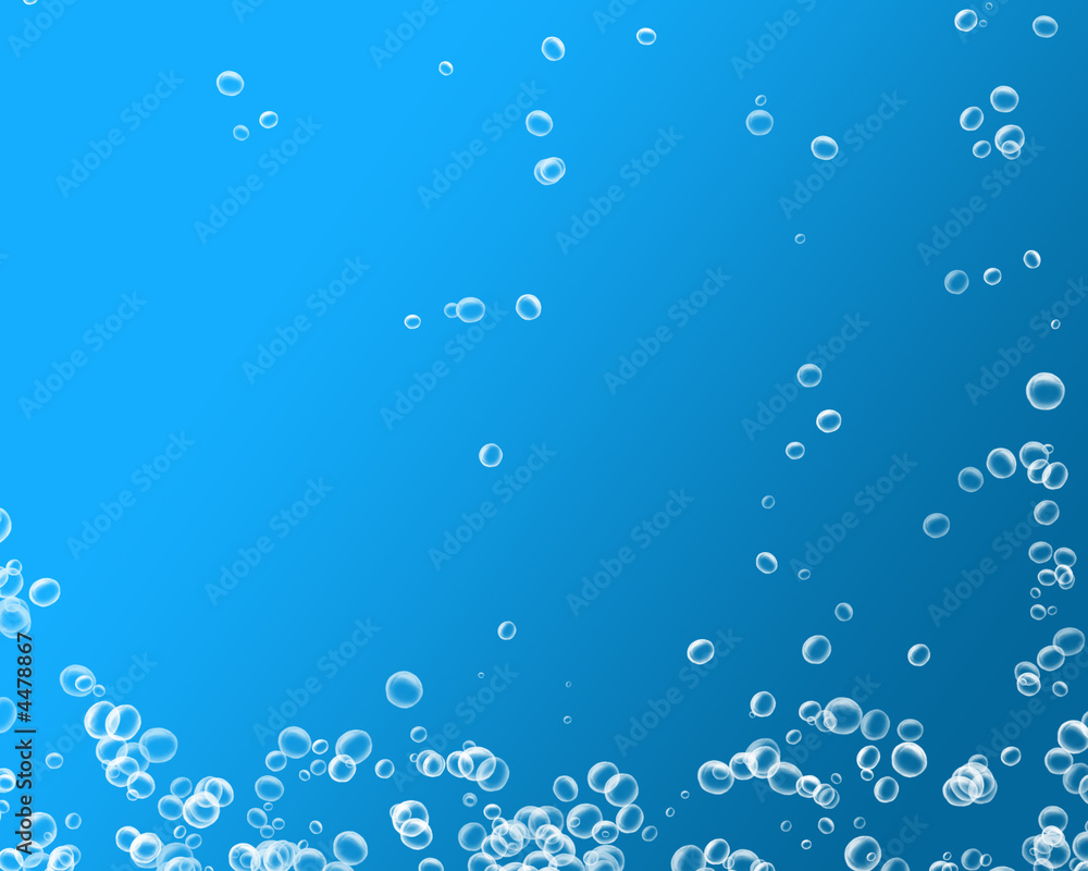 Air bubbles with room for copy Air bubbles with room for copy