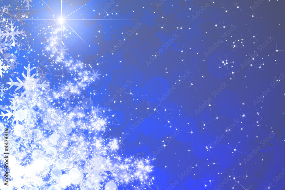 Obraz premium Abstract christmas tree