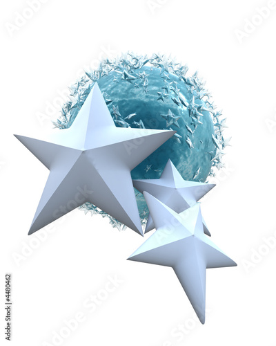 blue ball star photo