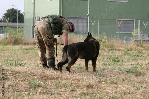 Militare con cane