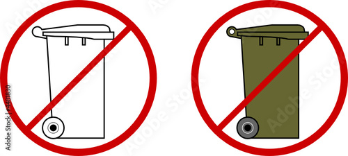 Do not throw in rubbish bin