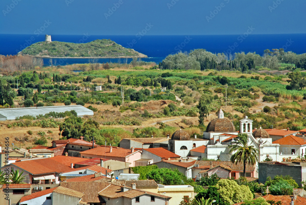 Sardinian town Pula