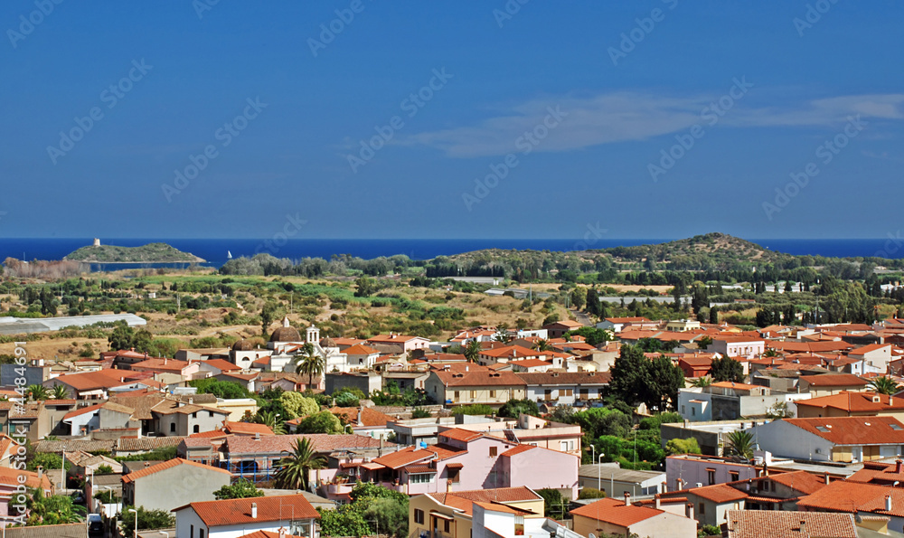 Sardinian town Pula