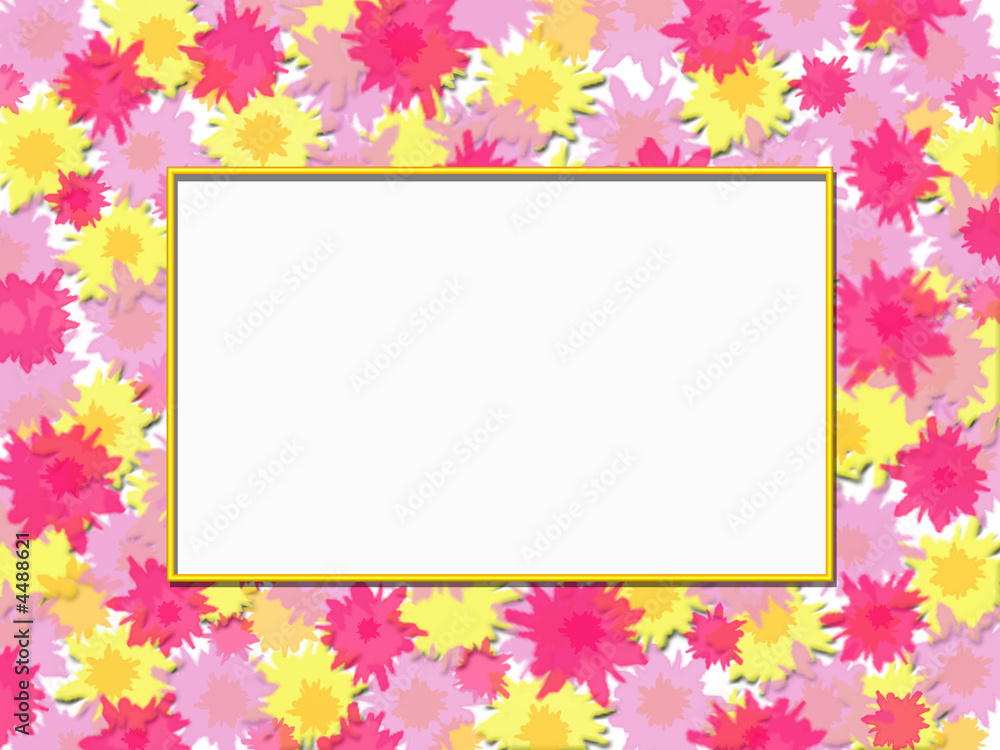 Flowery Frame - Impressionist Flowery Frame - Impressionist