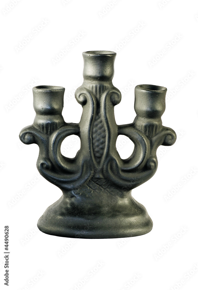 Ceramic candlestick