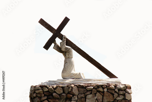 Jesus Carrying a Cross Statute
