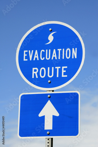 Evacuation Route Sign