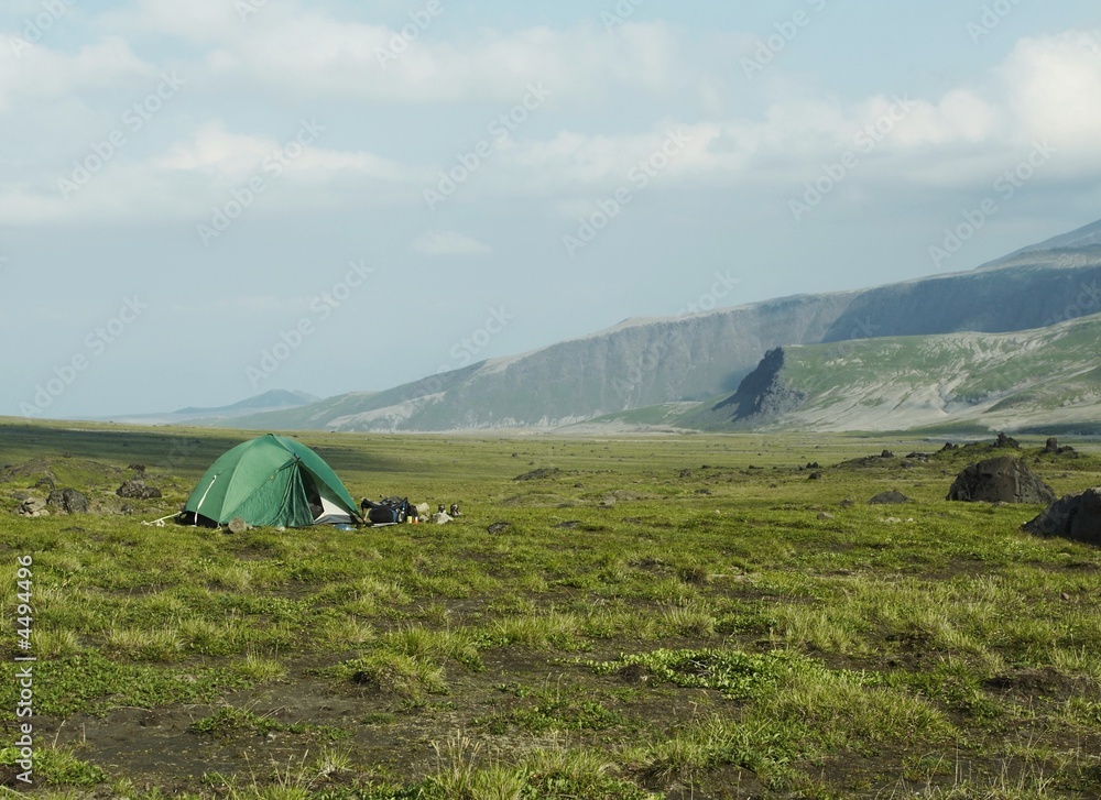 Tent in mountain