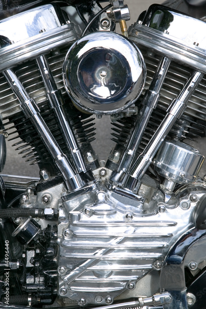Fototapeta premium Motorcycle engine.