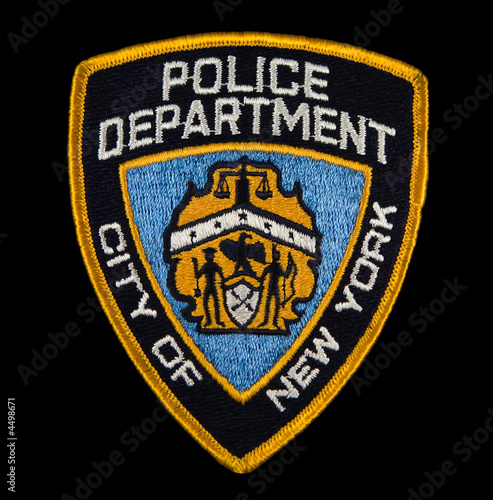 New York City Police uniform shoulder patch photo