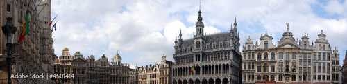 Panorama grand place Brussels