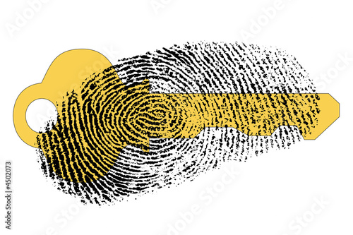 Secure access with key and fingerprint