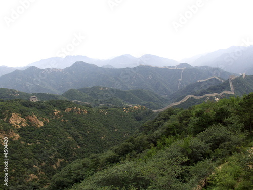 Grande Muraille de Chine dans les montagnes