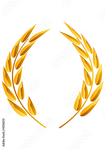 couronne de laurier en or