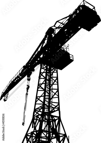 Wallpaper Mural Vector crane. Torontodigital.ca